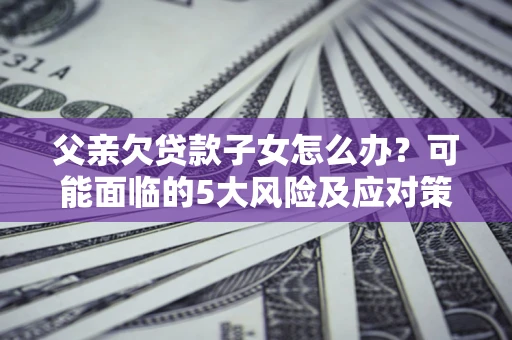 北京父亲欠贷款子女怎么办?可能面临的5大风险及应对策略 北京父亲欠贷款子女怎么办?可能面临的5大风险及应对策略