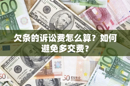 北京欠条的诉讼费怎么算？如何避免多交费？